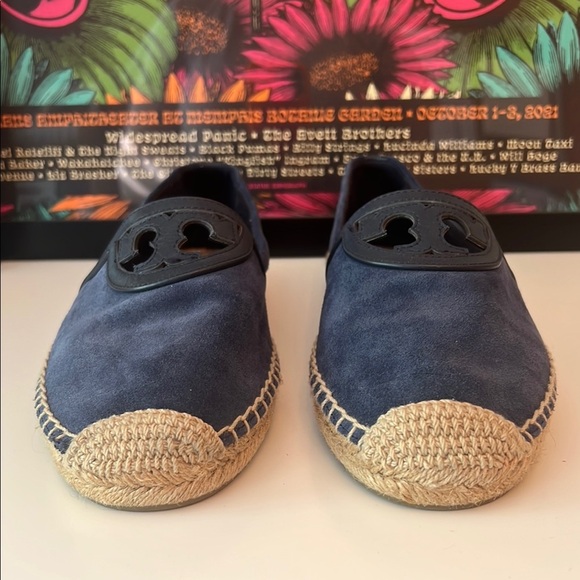 Tory Burch Women's Blue Espadrilles-Sz 9.5 - Picture 2 of 8